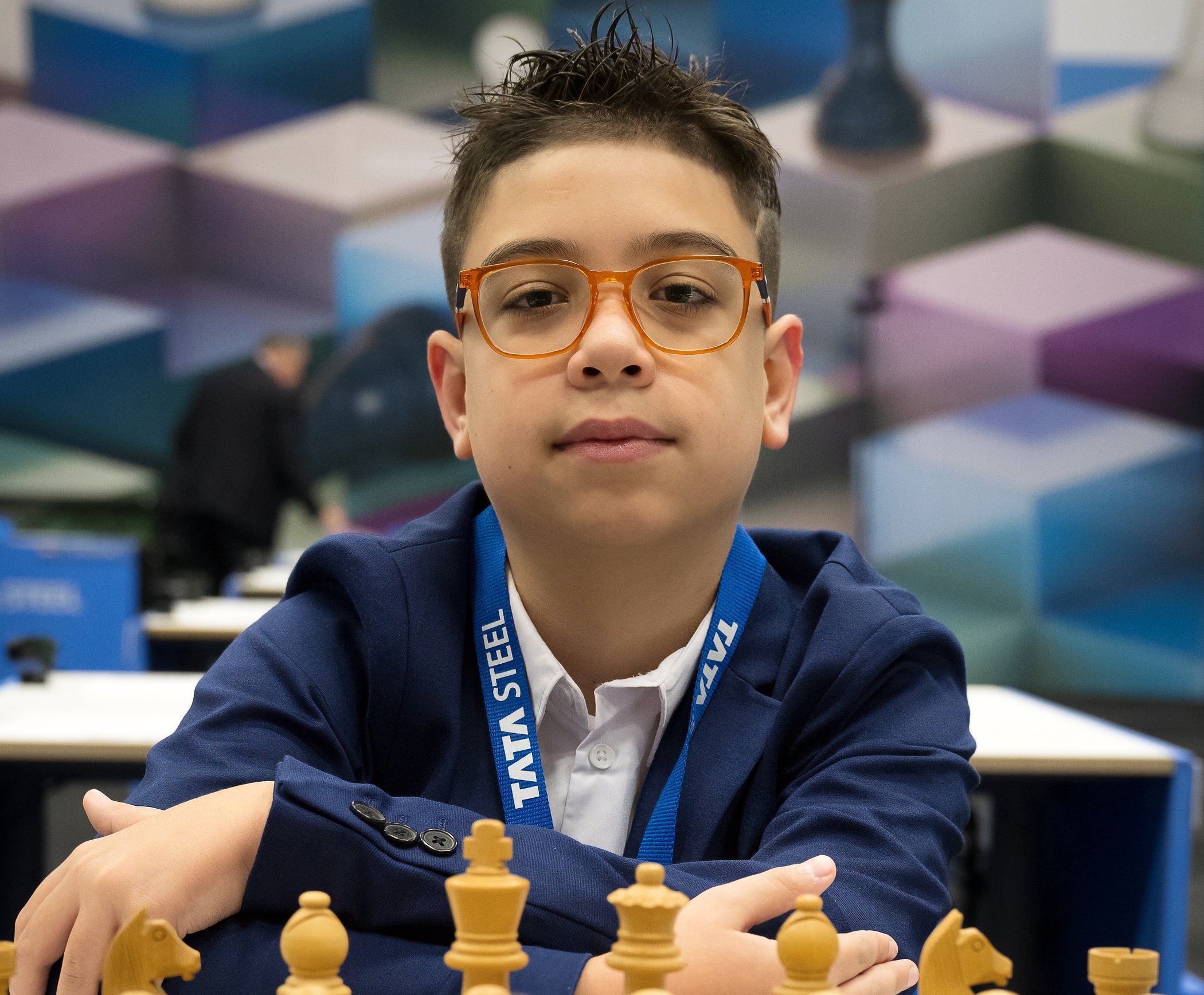 Faustino Oro no Tata Steel Chess Tournament de 2025